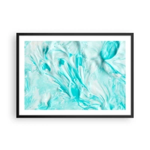 Pôster com moldura preta - Juntos para sempre - 70x50 cm