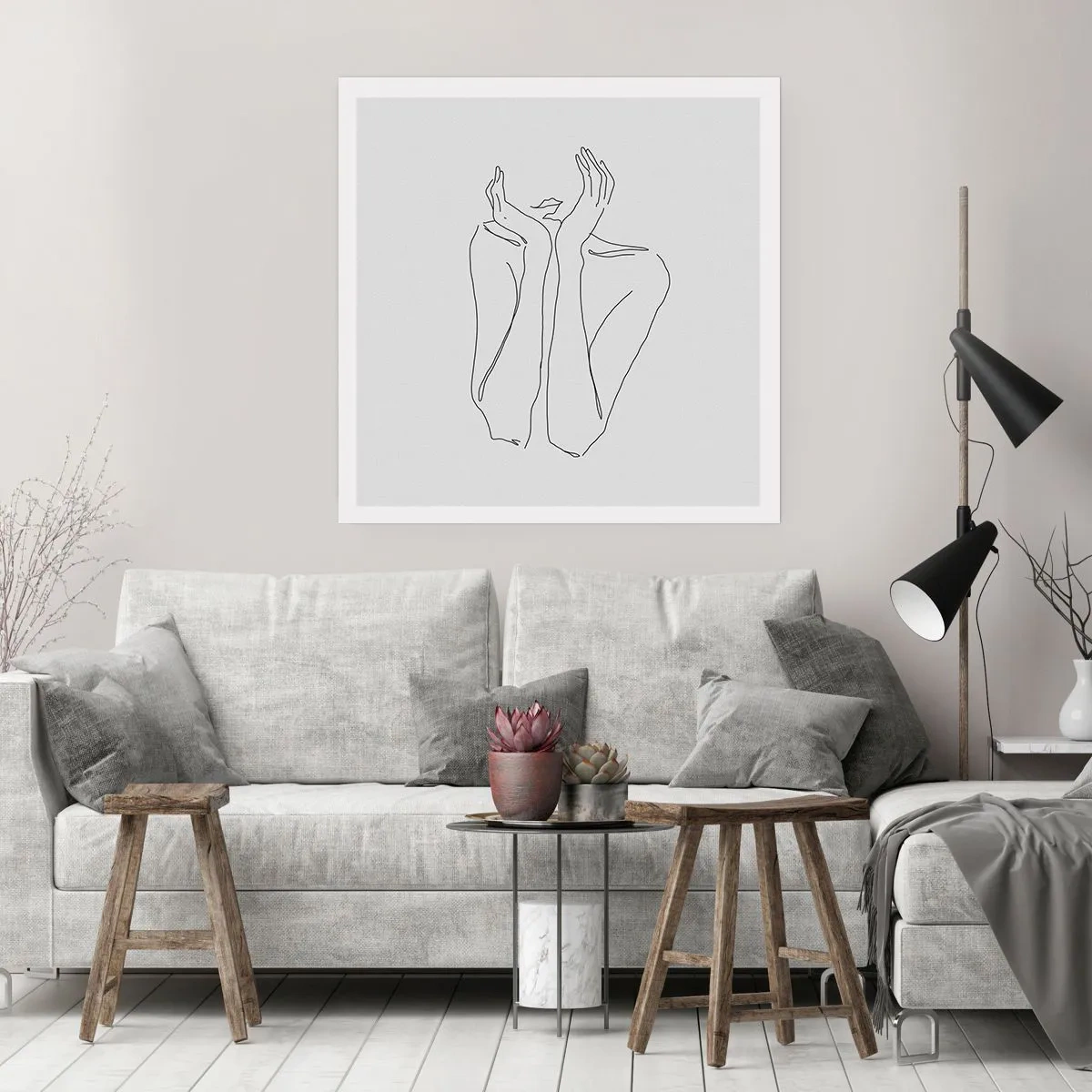 Pôster - Com o que sonham as meninas  - 30x30 cm