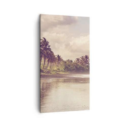 Quadro em tela - Carícia das ondas - 45x80 cm