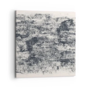 Quadro em tela - Composição nebulosa - 70x70 cm