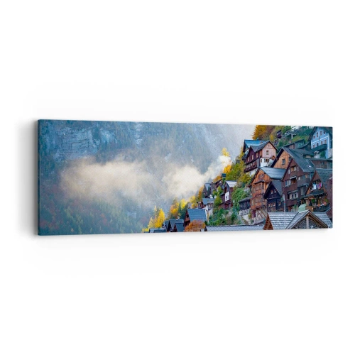 Quadro em tela - Atmosfera alpina - 90x30 cm