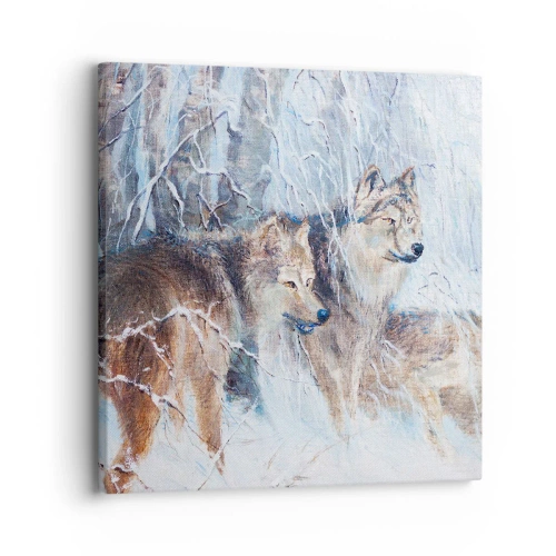 Quadro em tela - Atenção! Está a vir... - 30x30 cm