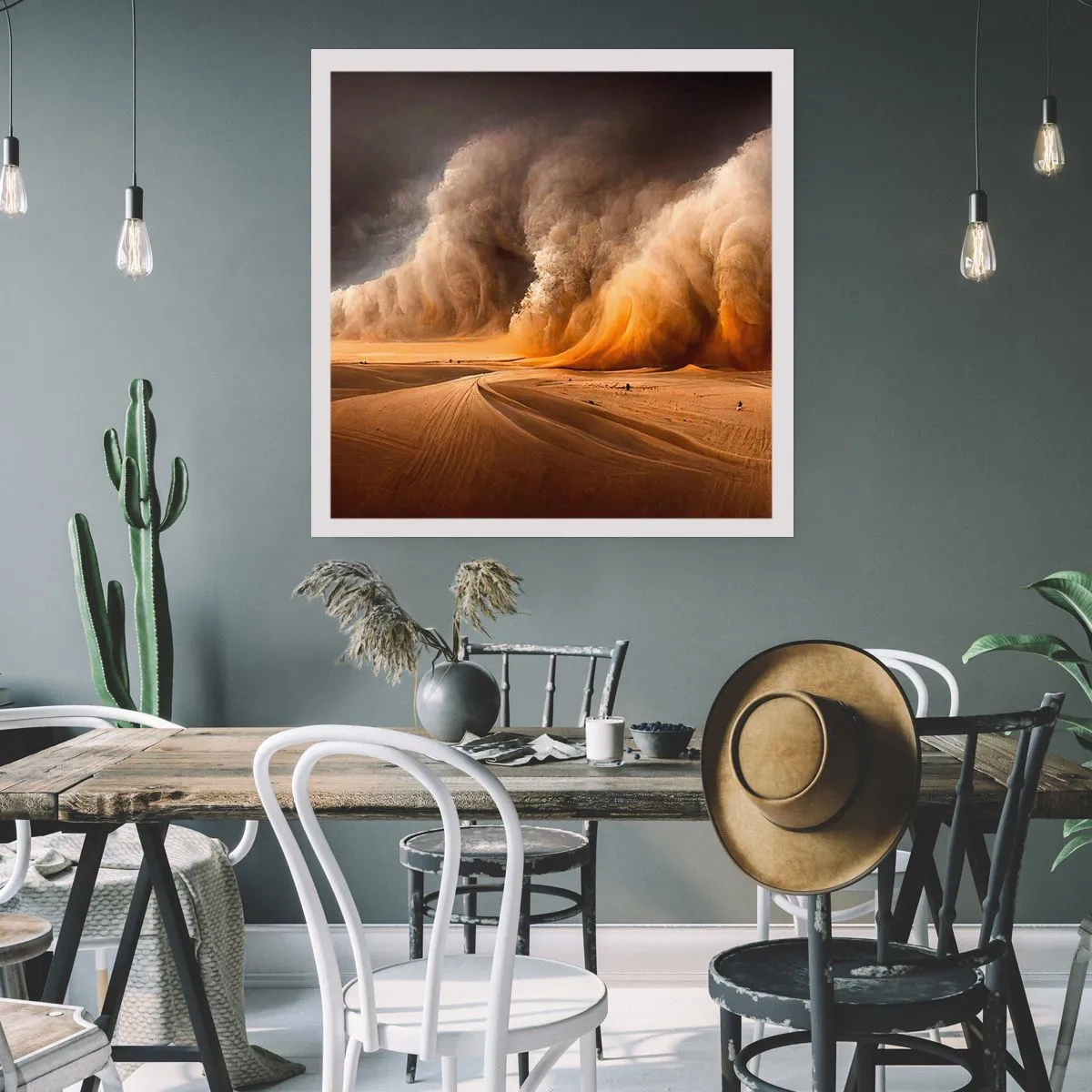 Pôster - A Ira do Deserto - 40x40 cm