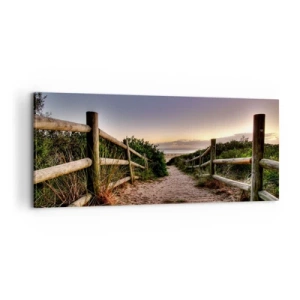 Quadro em tela - O objetivo já está claro - 100x40 cm
