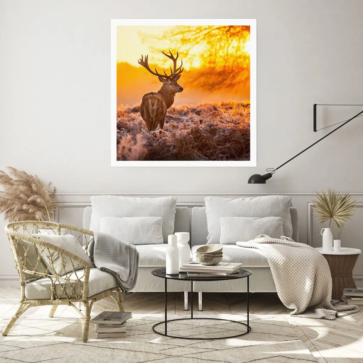 Pôster - Rei da floresta de outono - 60x60 cm