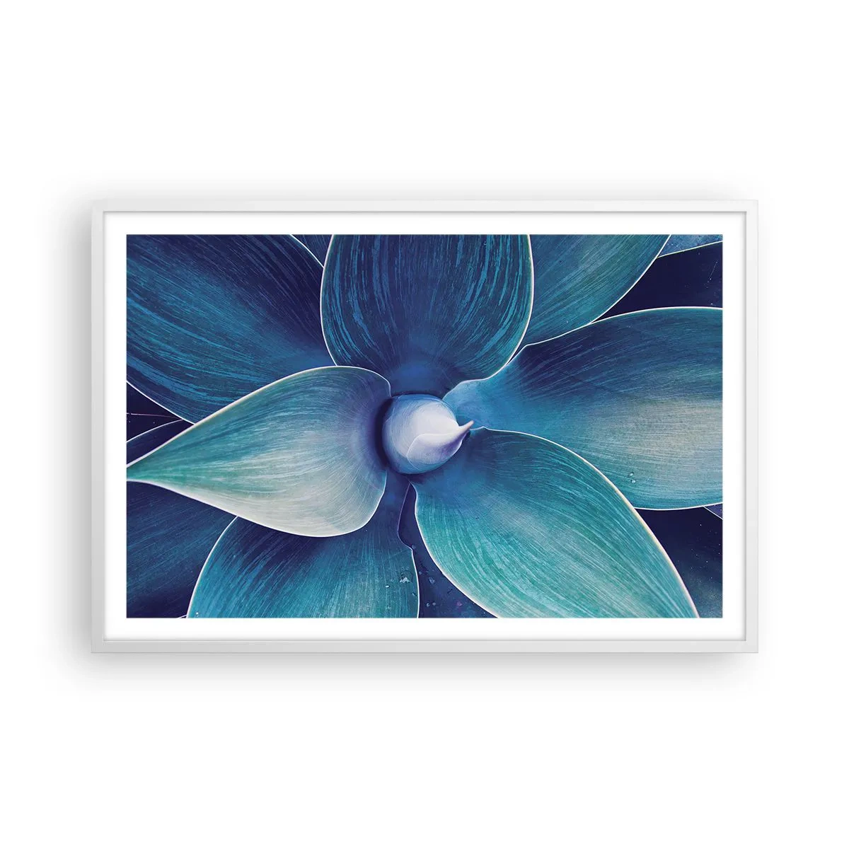 Pôster em moldura branca - O azul do céu - 91x61 cm