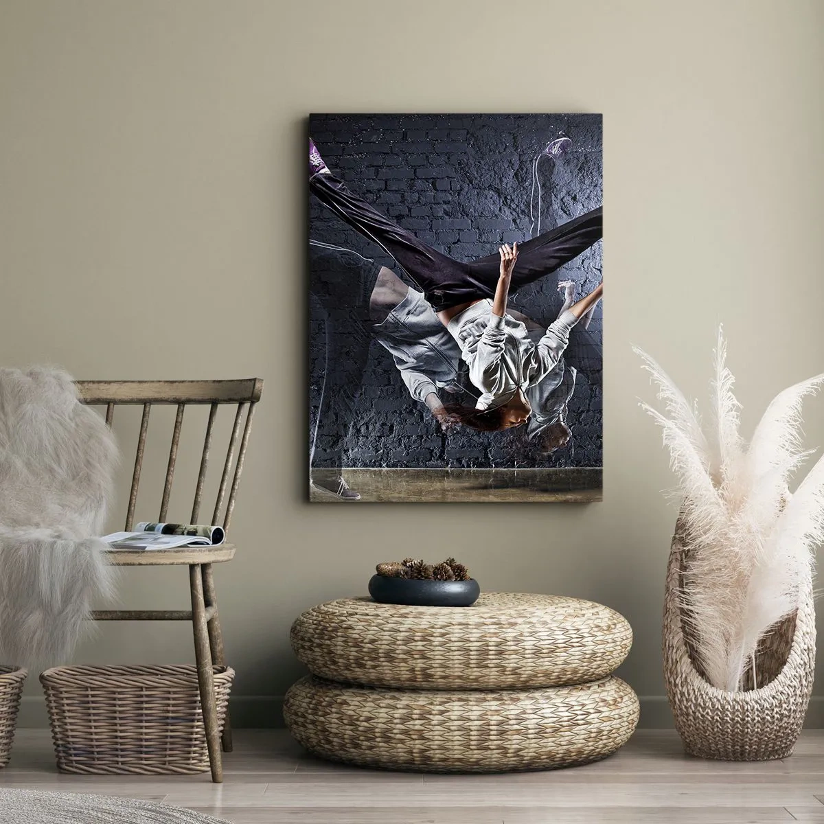 Quadro em tela - A estrela da rua - 65x120 cm