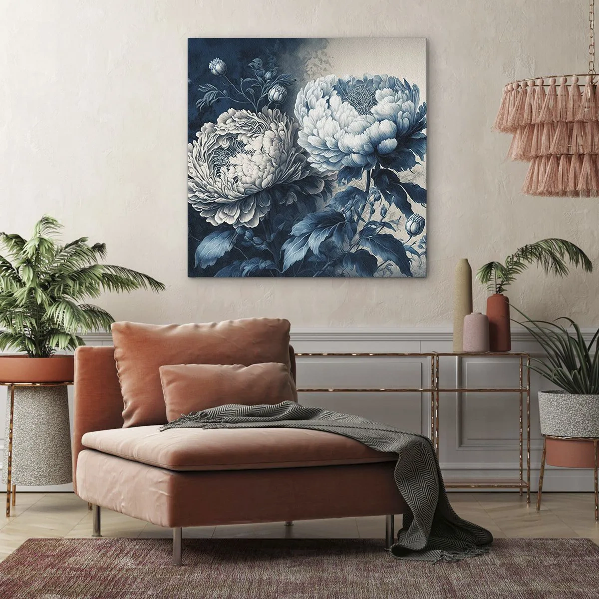 Quadro em tela - Casal que combina - 60x60 cm