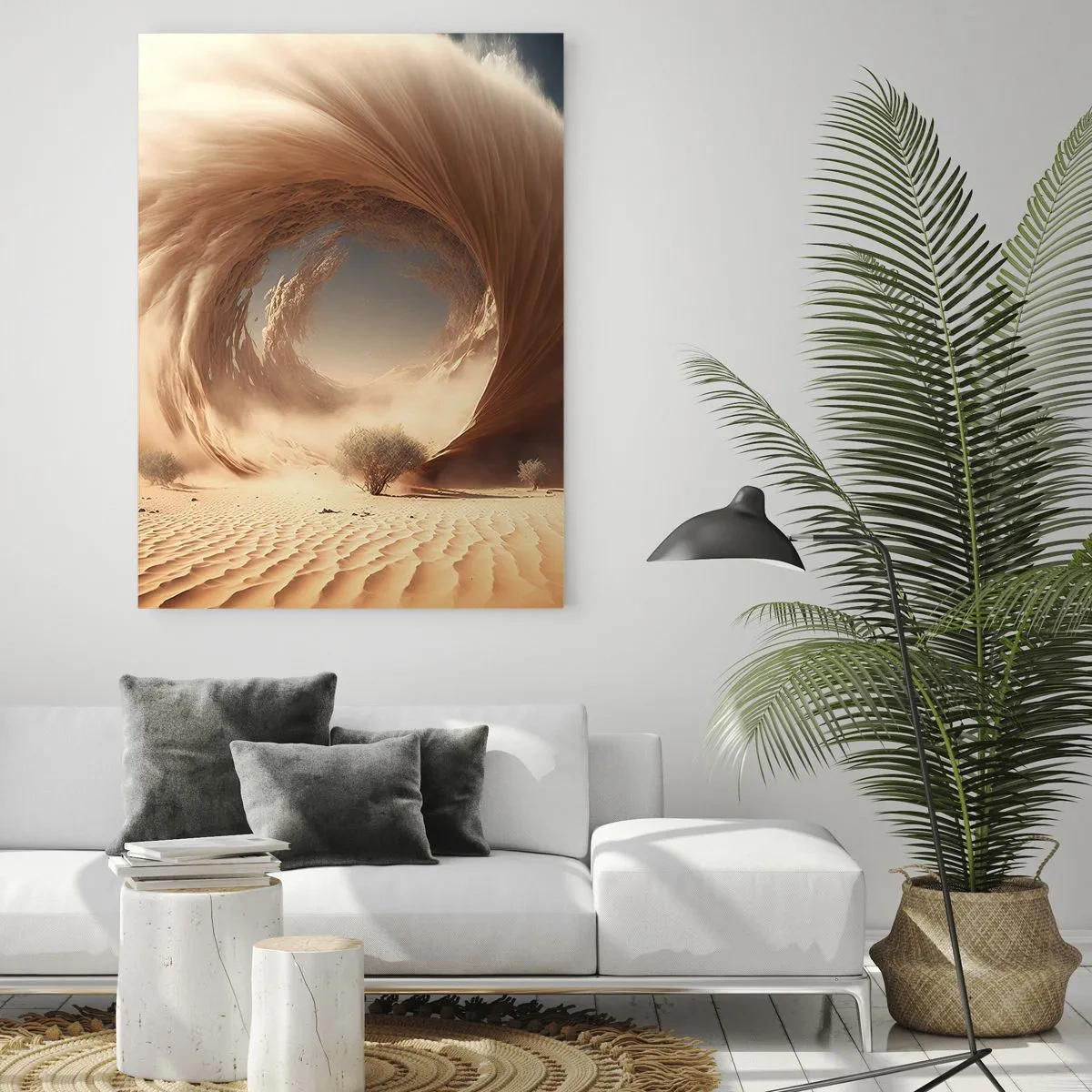 Quadro em vidro - Portal aberto - 50x70 cm