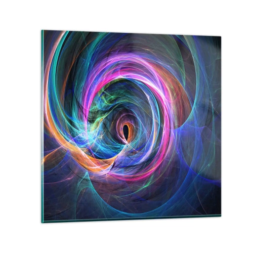 Quadro em vidro - Para onde quer me levar? - 40x40 cm