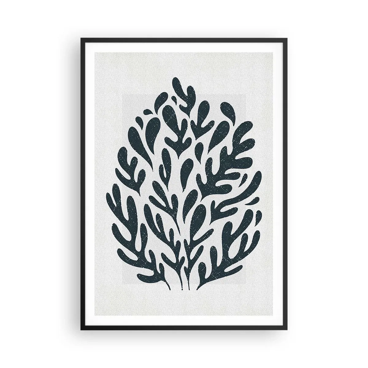Pôster com moldura preta - Formas da natureza - 70x100 cm