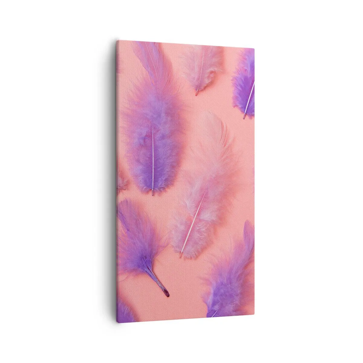 Quadro em tela - Ave lilás do desejo - 55x100 cm