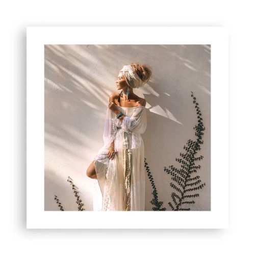 Pôster - O sol e a garota - 40x40 cm