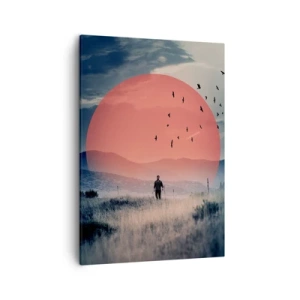 Quadro em tela - Em casa - 50x70 cm