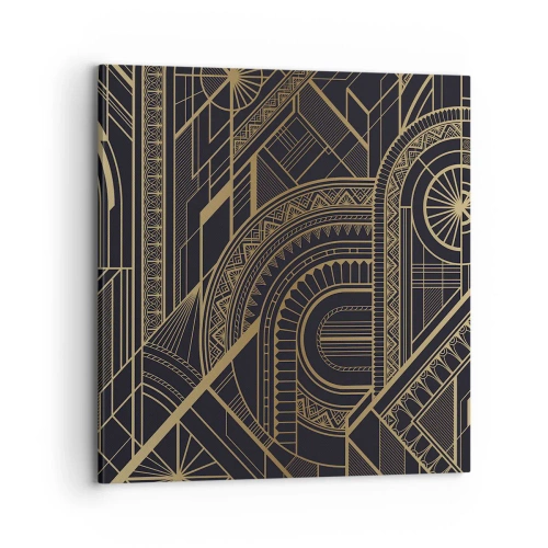 Quadro em tela - Conceitos, ideias, planos - 70x70 cm