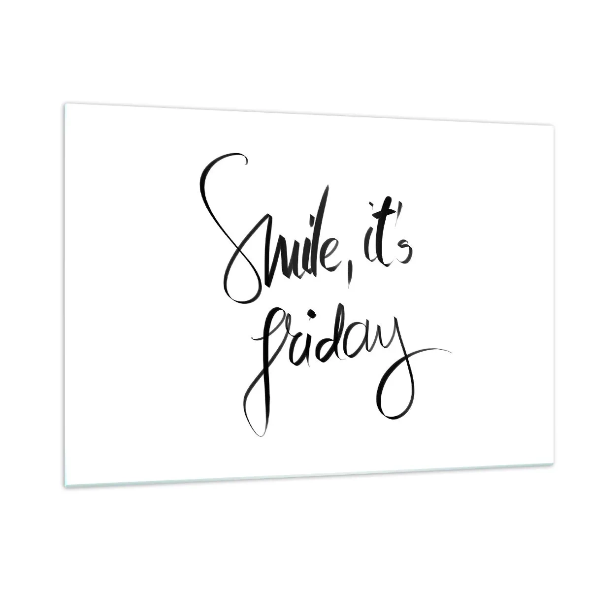 Quadro em vidro - Verdadeira alegria - 120x80 cm