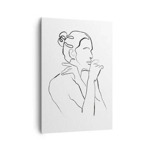 Quadro em tela - Nu: um mistério sensual - 70x100 cm