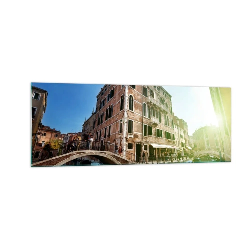 Quadro em vidro - Veneza - Amore Mio - 140x50 cm