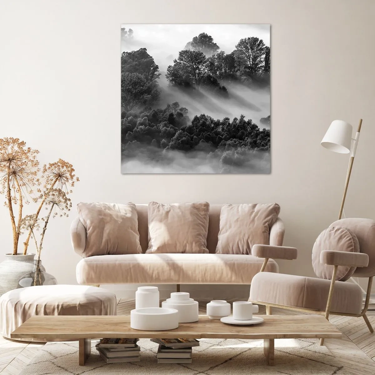 Quadro em tela - Levantar-se do sono - 50x50 cm