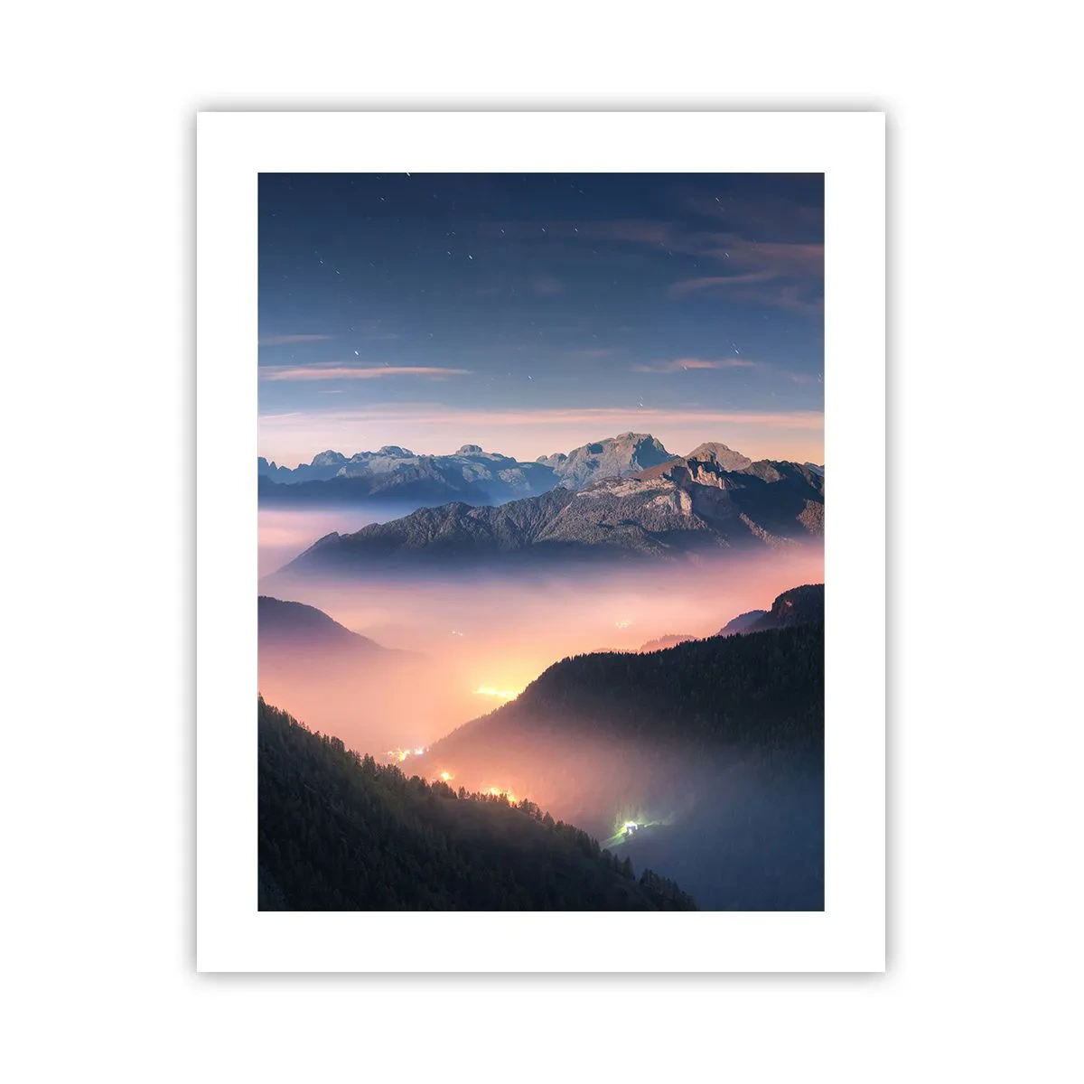 Pôster - Luz nos vales - 40x50 cm