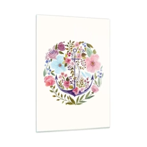 Quadro em vidro - O bom sonho de um marinheiro - 50x70 cm