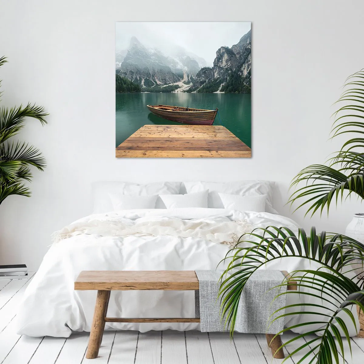 Quadro em tela - Rochas orgulhosas - 40x40 cm
