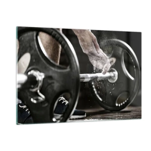 Quadro em vidro - Desafio aceite! - 120x80 cm