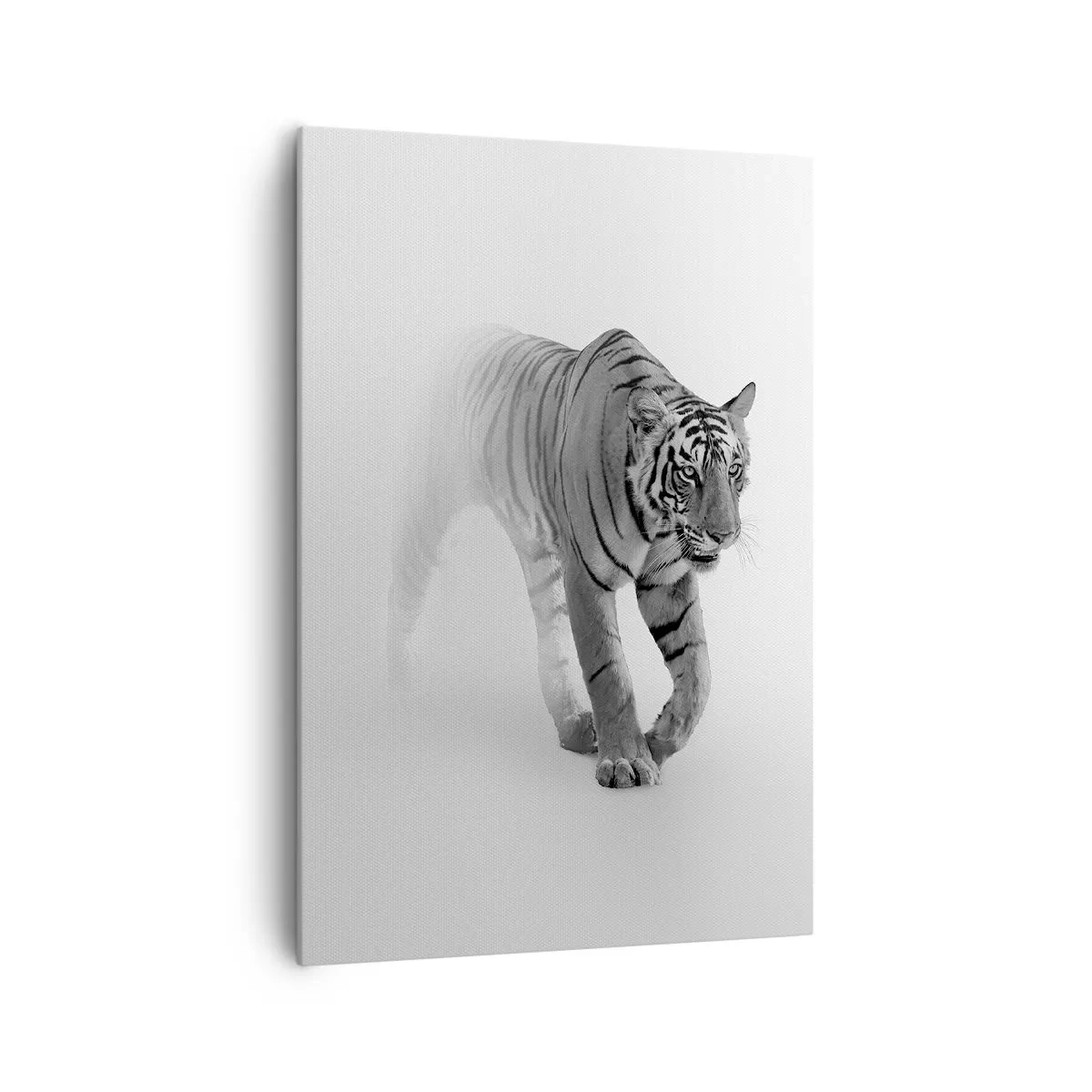 Quadro em tela - À espreita na névoa - 70x100 cm