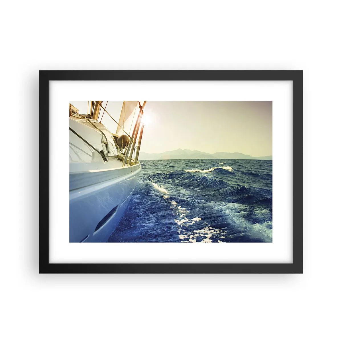 Pôster com moldura preta - Depois da aventura - 40x30 cm