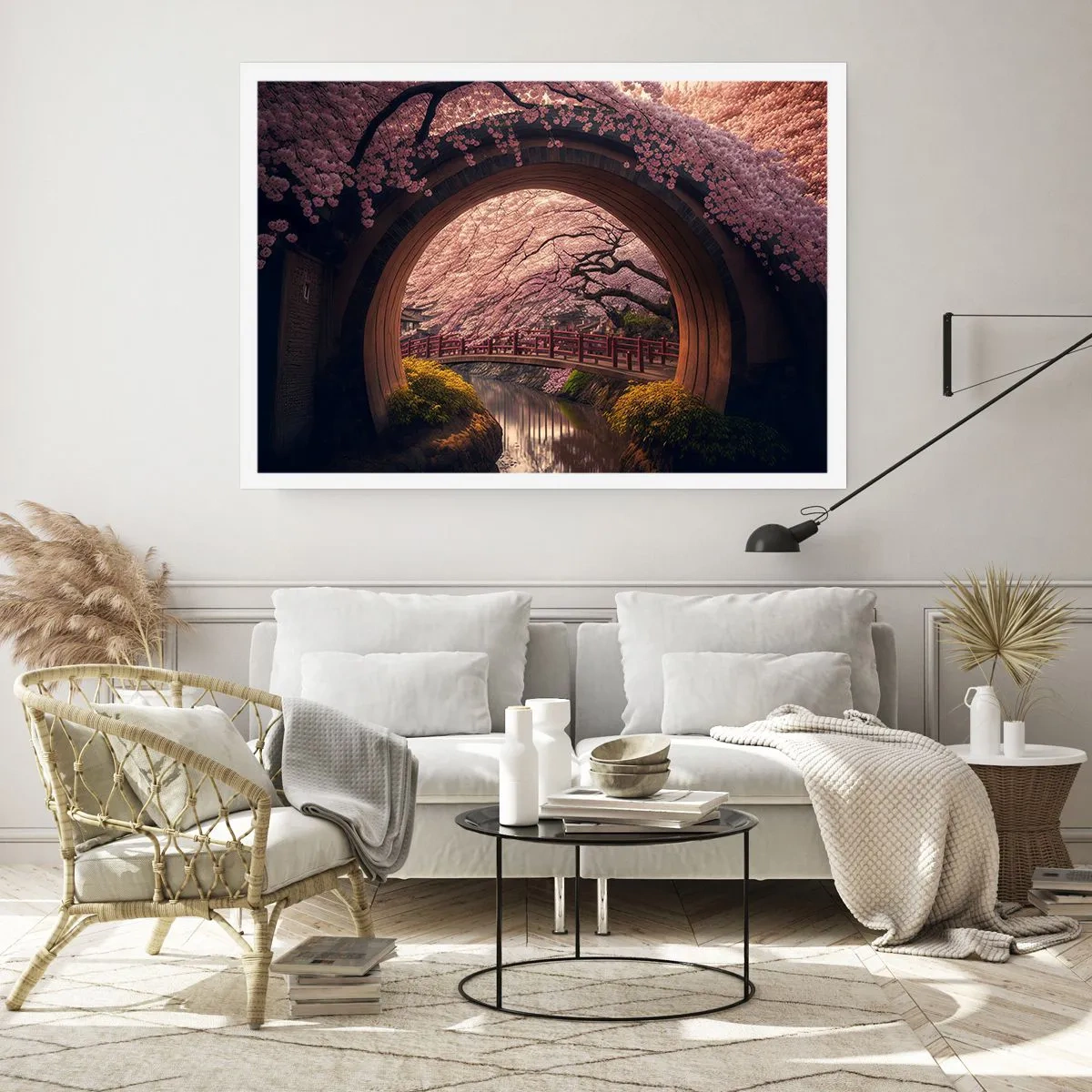 Pôster - Primavera japonesa - 100x70 cm