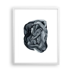 Pôster em moldura branca - Não é assim tão simples - 40x50 cm