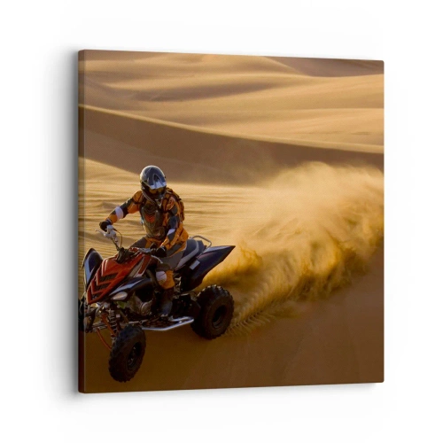 Quadro em tela - Nas ondas de areia - 30x30 cm