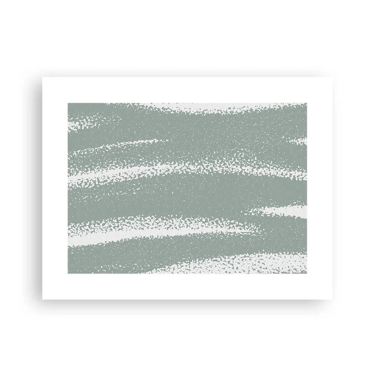 Pôster - Abstração em um clima de inverno - 40x30 cm