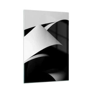 Quadro em vidro - Planos de luz das profundezas da sombra - 70x100 cm