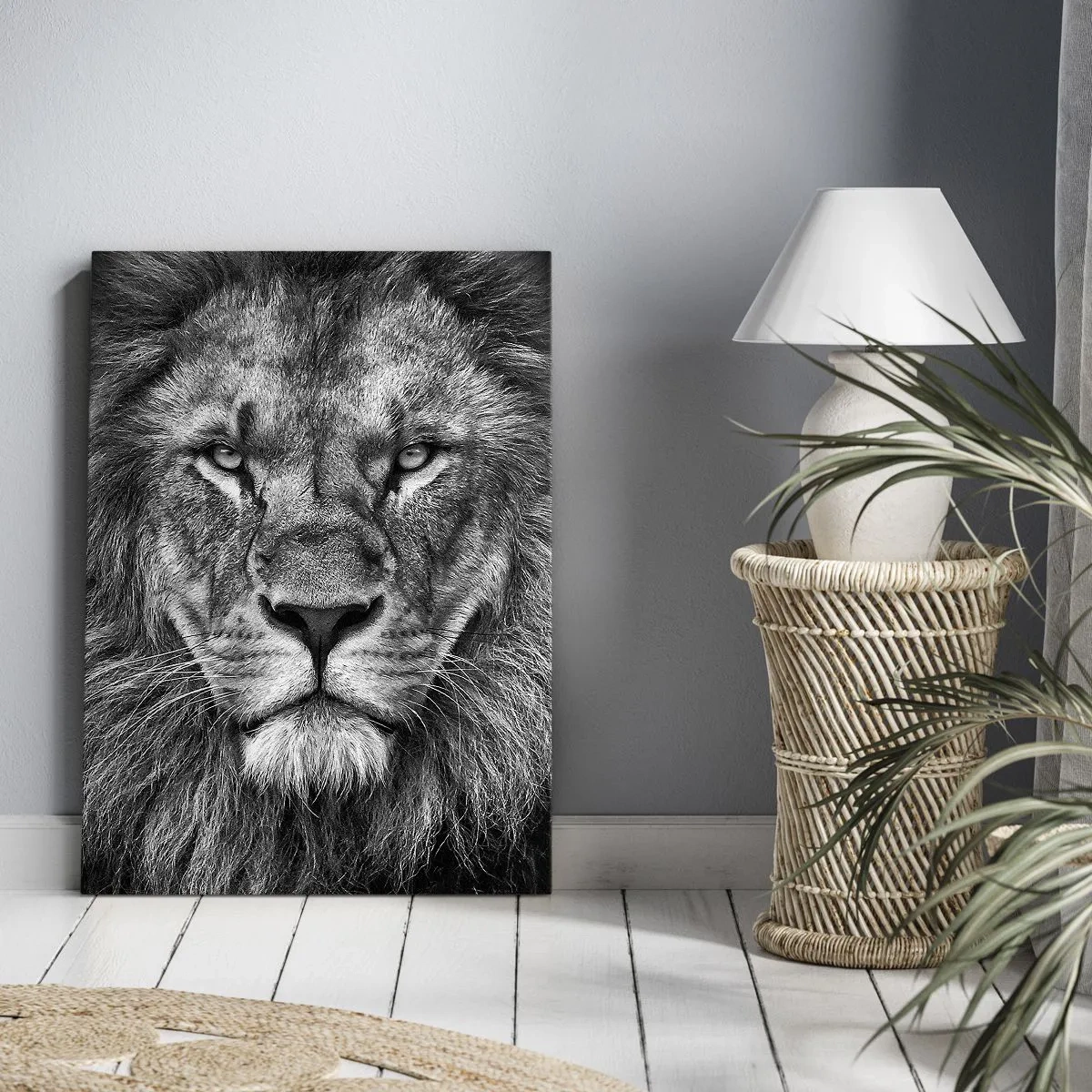 Quadro em tela - Em trajes de coroação - 65x120 cm