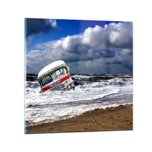 Quadro em vidro - E por que a surpresa? - 30x30 cm