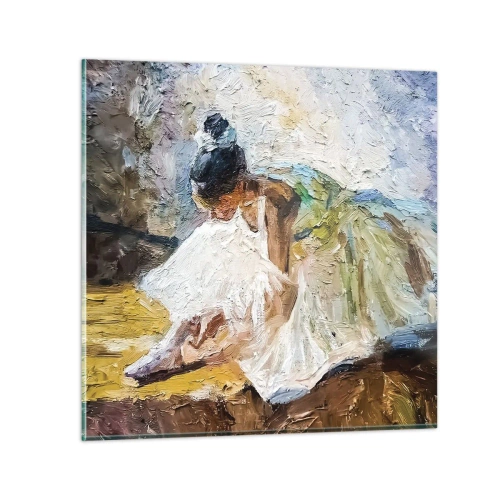 Quadro em vidro - Do quadro de Degas - 40x40 cm