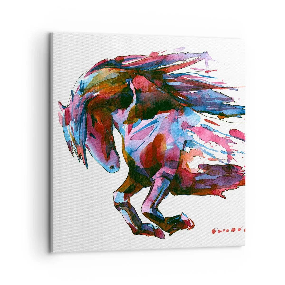 Quadro em tela - Em êxtase - 50x50 cm