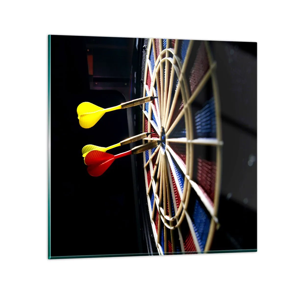 Quadro em vidro - Direto ao ponto - 70x70 cm