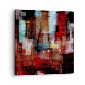 Quadro em tela - Uma grande confusão  - 30x30 cm
