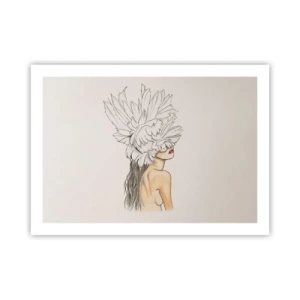 Pôster - Beleza coroada - 70x50 cm