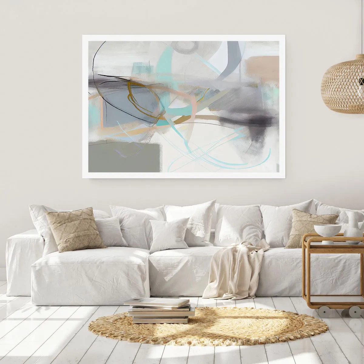 Pôster - Abstração enevoada - 100x70 cm