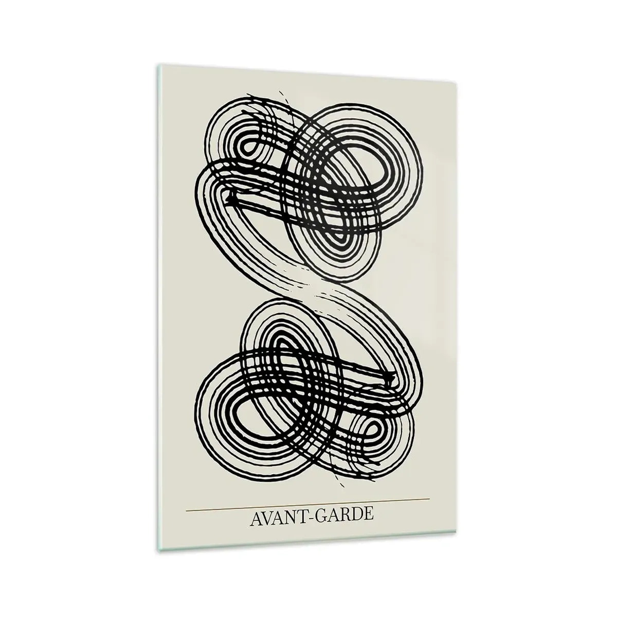 Quadro em vidro - Saiu espontaneamente - 80x120 cm