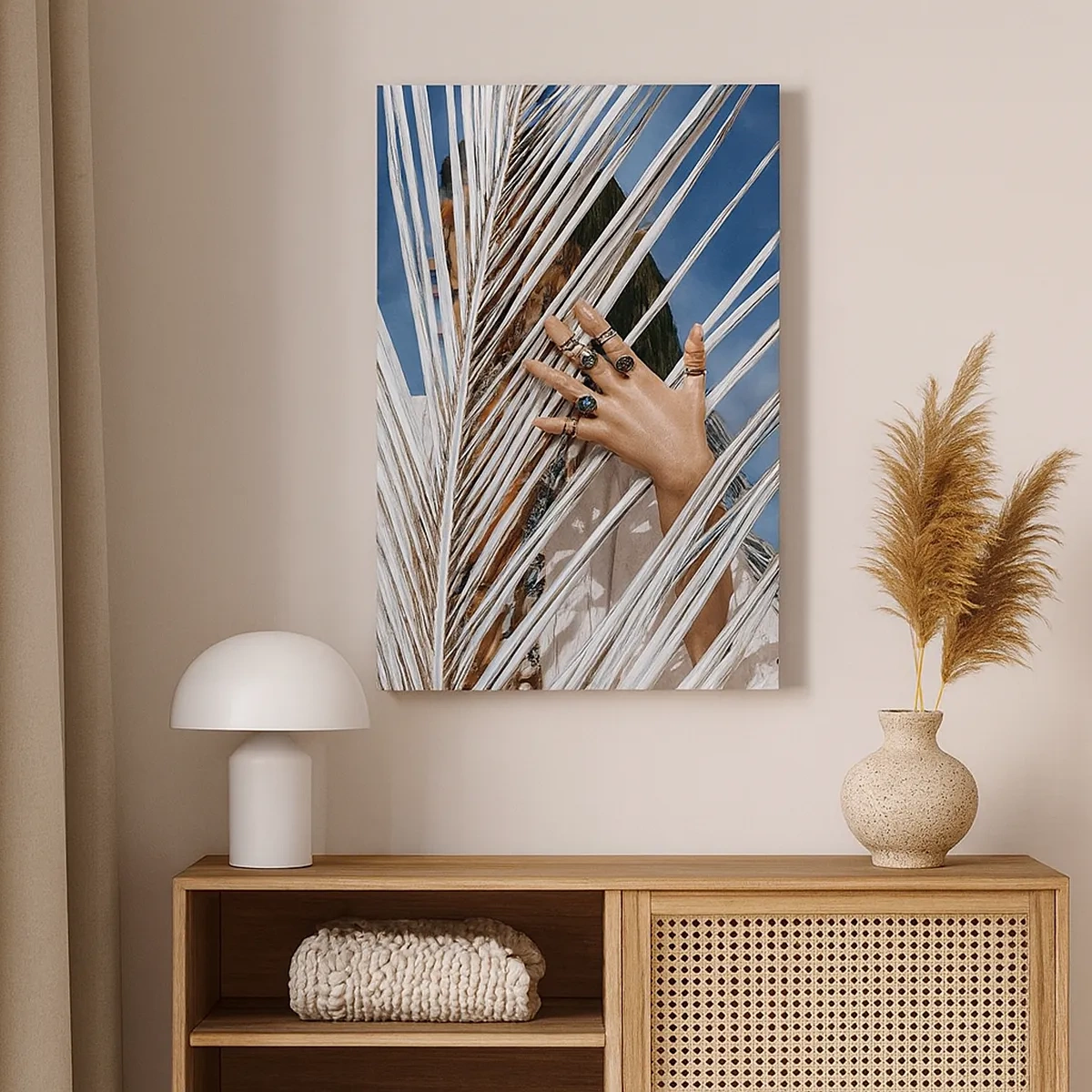 Quadro em tela - A xamã - 50x70 cm