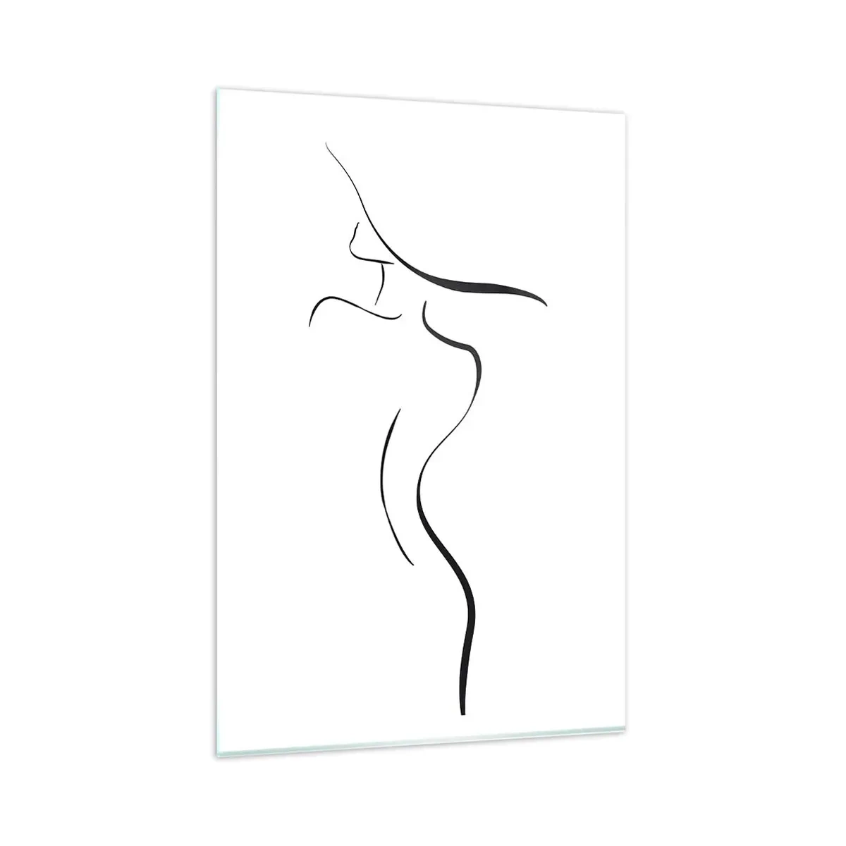 Quadro em vidro - Elusiva como uma onda - 80x120 cm