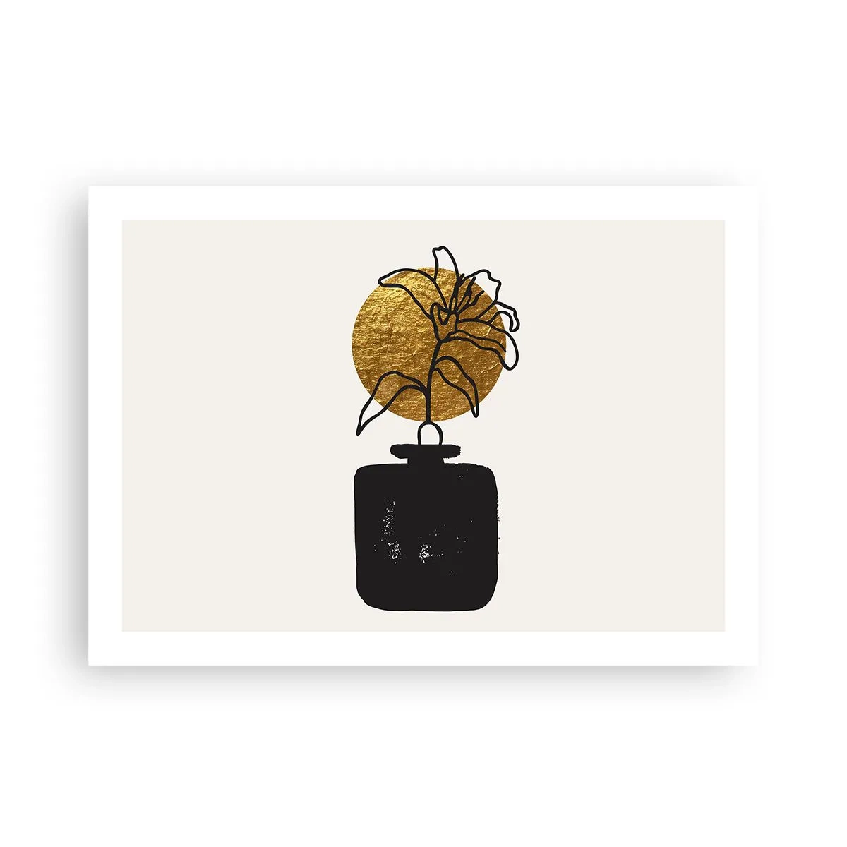 Pôster - A beleza vale seu peso em ouro - 70x50 cm