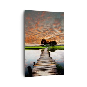 Quadro em tela - Abra os braços - respire - 80x120 cm