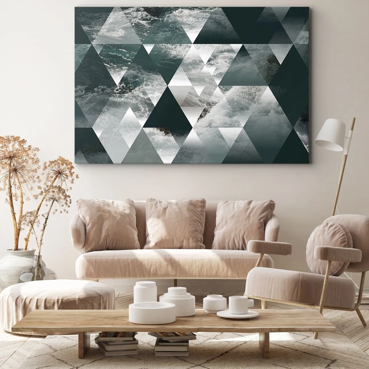 Quadro em tela - Uma perspetiva de cristal - 120x80 cm