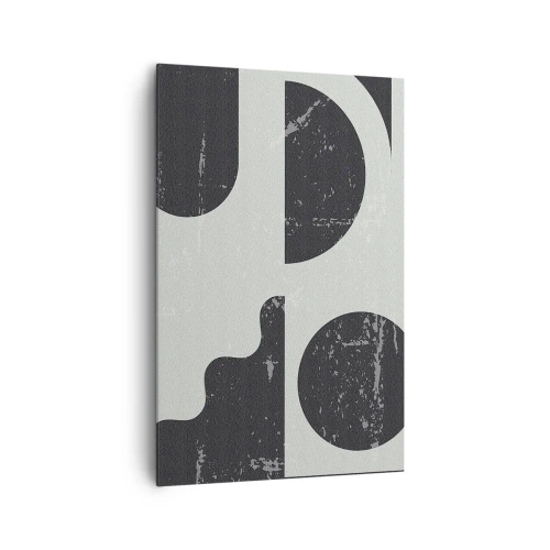 Quadro em tela - Composição acima e abaixo - 80x120 cm