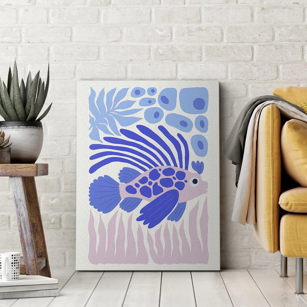 Quadro em tela - Em seu elemento - 65x120 cm